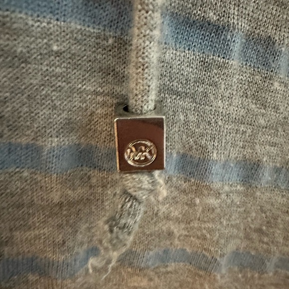 MICHAEL KORS | Ladies Striped Long Lightweight Hoodie - Picture 4 of 6